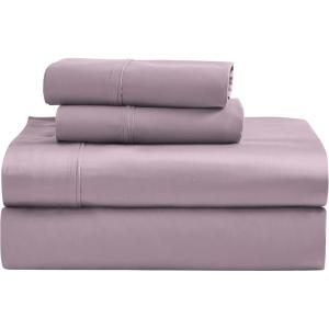 Superior Egyptian Cotton 4 Piece Sheet Set, Luxury 1200 Thread Count, Eco-Friendly, Sustainable Sheets, Ultra-Soft Basics, Solid, Deep Pocket Fitted Sheet, Flat Sheet, Pillowcases, King, White(Zephyr – Z)