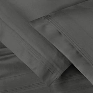 Superior Egyptian Cotton Standard Pillowcases, 650 Thread Count, 2-Pieces, Plum(Grey)