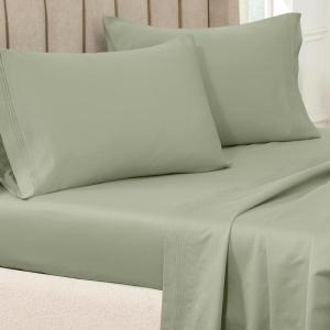 Superior Egyptian Cotton Standard Pillowcases, 650 Thread Count, 2-Pieces, Plum(Sage)