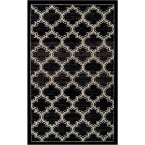 Superior Handmade Indoor Area Rug with Fringes, Reversible Floor Decor for Office, Living Room, Dining, Kitchen Floors, Bedroom, Entry, Handwoven Rugs, Bohemian Jute Collection, 3′ x 5′, Natural Jute(Black – Z)