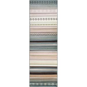 Superior Indoor Area Rug, Jute Backing, Patchwork Floral Rugs for Entryway, Living Room, Kitchen Floors, Plush Floor Cover, Color Block Damask Rug, Kennicot Collection, 4′ x 6′, Beige Red(Ivory Multi)