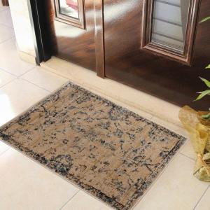 Superior Indoor Area Rug or Runner, Modern Abstract Floor Decor, Soft Plush Rugs, Aesthetic Home Accessories For Living Room, Bedroom, Office, Kitchen, Dining, Cullen Collection, 2′ x 3′, Brown Black(Teal Brown)