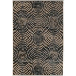 Superior Indoor Area Rug or Runner, Modern Abstract Floor Decor, Soft Plush Rugs, Aesthetic Home Accessories For Living Room, Bedroom, Office, Kitchen, Dining, Cullen Collection, 2′ x 3′, Brown Black(Brown Black)