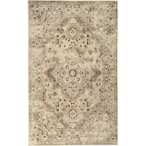 Superior Indoor Area Rug with Jute Backing, Modern Floor Decor for Home Hallway, Living Room, Floor Cover, Entryway, Bedroom, Modern Abstract, 8ft x 10ft, Ivory