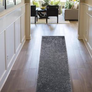 Superior Indoor Large Shag Area Rug with Cotton Backing, Ultra Plush and Soft, Fuzzy Rugs for Living Room, Bedroom, Office, Playroom, Kids, Home Floor Decor, Berlin Collection, 4′ X 6′, Silver(Grey)