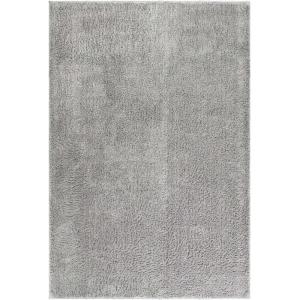 Superior Indoor Large Shag Area Rug with Non-Skid Foam Backing, Ultra-Soft and Fluffy Shaggy Rugs for Living Room, Bedroom, Office, Dining, Home Floor Decor, California Collection, Ivory, 5′ X 7′(Silver)