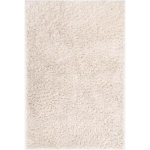 Superior Indoor Large Shag Area Rug with Non-Skid Foam Backing, Ultra-Soft and Fluffy Shaggy Rugs for Living Room, Bedroom, Office, Dining, Home Floor Decor, California Collection, Ivory, 5′ X 7′(Ivory)