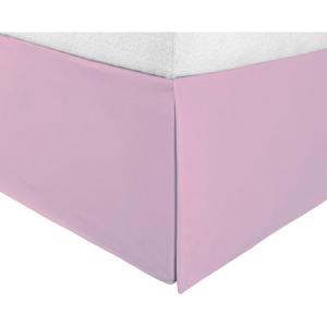 Superior Infinity Luxury Soft 100% Brushed Microfiber Tailored Bed Skirt with 15” Drop, Wrinkle Resistant with Pleats and Split Corners – Twin XL Bedskirt, Tan(Lilac)