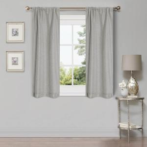 Superior Linen Textured Blackout Curtain Set of 2, Thermal Insulated Panel Pair with Grommet Top Header, Classic Natural Look Room Darkening Drapes, Available in 4 Lengths – Cream, 52”x108” each(Marshmellow)