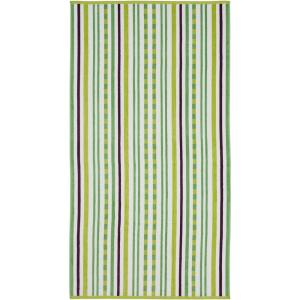 Superior Oversized 2-Piece Beach Towel Set – Quick Drying Cotton Beach Towels, Cape May Striped Summer Towel for Beach, Pool, and Jacuzzi Swim Towel for Kids and Adults 34″ x 64″, Pear(Pear)