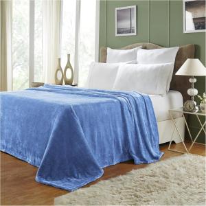 Superior Quality All-Season, Plush, Silky Soft, Fleece Blankets and Throws, Coral, King(Blue)