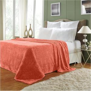 Superior Quality All-Season, Plush, Silky Soft, Fleece Blankets and Throws, Coral, King(Coral)