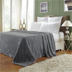 Superior Quality All-Season, Plush, Silky Soft, Fleece Blankets and Throws, Coral, King(Silver)