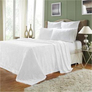 Superior Quality All-Season, Plush, Silky Soft, Fleece Blankets and Throws, Coral, King(White)