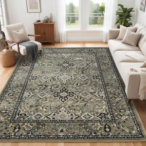 Superior Radcliffe Collection Area Rug, 8mm Pile Height with Jute Backing, Traditional European Tapestry Design, Fashionable and Affordable Woven Rugs – 8′ x 10′ Rug(7′ x 9′ (Rectangular))