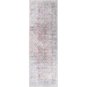 Superior Small Indoor Area Rug, Modern Floor Decor for Living/Dining, Bedroom, Kitchen, Office, Entry, Flat-Weave, Medallion, Wildlife, Cotton Backing, Copley Collection, 3′ 6″ x 5′ 6″, Brown(Butterscotch)