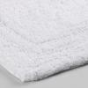 Superior Non-Slip 2 Piece Bath Rug Set, Ultra Plush, Soft and Absorbent 100% Combed Cotton Pile – Traditional Oval Bath Mat Set, Plum(White)