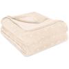 Superior Quilted Diamond Throw Blanket, Soft Plush Fleece Blanket for Couch, Bed & Living Room, Cozy, Lightweight All Season Alaska Blanket, Full/Queen, Gold(Linen)