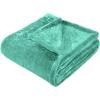 Superior Quilted Diamond Throw Blanket, Soft Plush Fleece Blanket for Couch, Bed & Living Room, Cozy, Lightweight All Season Alaska Blanket, Full/Queen, Gold(Turquoise)