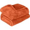 Superior Quilted Diamond Throw Blanket, Soft Plush Fleece Blanket for Couch, Bed & Living Room, Cozy, Lightweight All Season Alaska Blanket, Full/Queen, Gold(Rust)