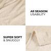 Superior Quilted Diamond Throw Blanket, Soft Plush Fleece Blanket for Couch, Bed & Living Room, Cozy, Lightweight All Season Alaska Blanket, Full/Queen, Gold(Cream)