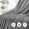 Superior Quilted Diamond Throw Blanket, Soft Plush Fleece Blanket for Couch, Bed & Living Room, Cozy, Lightweight All Season Alaska Blanket, Full/Queen, Gold(Grey)