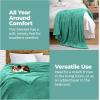 Superior Quilted Diamond Throw Blanket, Soft Plush Fleece Blanket for Couch, Bed & Living Room, Cozy, Lightweight All Season Alaska Blanket, Full/Queen, Gold(Turquoise)