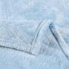 Superior Quilted Diamond Throw Blanket, Soft Plush Fleece Blanket for Couch, Bed & Living Room, Cozy, Lightweight All Season Alaska Blanket, Throw, White(Light Blue)