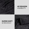 Superior Quilted Diamond Throw Blanket, Soft Plush Fleece Blanket for Couch, Bed & Living Room, Cozy, Lightweight All Season Alaska Blanket, Throw, White(Black)