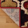 Superior Indoor Small Area Rug, Jute Backed, Perfect for Living/Dining Room, Bedroom, Office, Kitchen, Entryway, Modern Geometric Trellis Floor Decor, Viking Collection 2′ x 3′ – Red Blue (Pack of 4)