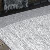Superior Indoor/Outdoor Area Rug, Dual-Tone Reversible Braided Floor Decor for Patio, Front Porch, Entryway, Living Room, Office, Nursery, Artistic Home, 6′ x 9′, Fog Green-White(Slate-white)