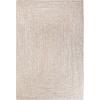 Superior Indoor/Outdoor Area Rug, Dual-Tone Reversible Braided Floor Decor for Patio, Front Porch, Entryway, Living Room, Office, Nursery, Artistic Home, 6′ x 9′, Fog Green-White(Latte-white)