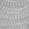 Superior Indoor/Outdoor Area Rug, Dual-Tone Reversible Braided Floor Decor for Patio, Front Porch, Entryway, Living Room, Office, Nursery, Artistic Home, 6′ x 9′, Fog Green-White(Slate-white)