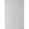 Superior Indoor/Outdoor Area Rug, Dual-Tone Reversible Braided Floor Decor for Patio, Front Porch, Entryway, Living Room, Office, Nursery, Artistic Home, 6′ x 9′, Fog Green-White(Slate-white)