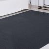 Superior Jute Oval Indoor Area Rug, Fog Green(Black)
