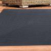 Superior Jute Oval Indoor Area Rug, Fog Green(Black)