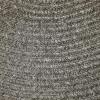 Superior Jute Oval Indoor Area Rug, Fog Green(Charcoal)
