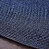 Superior Jute Oval Indoor Area Rug, Fog Green(Denim Blue)