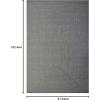 Superior Jute Oval Indoor Area Rug, Fog Green(Fog Green)