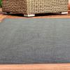 Superior Jute Oval Indoor Area Rug, Fog Green(Fog Green)