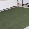 Superior Jute Oval Indoor Area Rug, Fog Green(Green)