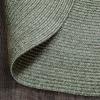 Superior Jute Oval Indoor Area Rug, Fog Green(Lagoon Breeze)