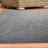 Superior Jute Oval Indoor Area Rug, Fog Green(Slate)