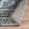 Superior Salford 3 Piece Indoor Area Rug Set, Jute Backing, Abstract Medallion Decor, Hallway, Office, Kitchen, Bedroom, Living Room Floors, Plush Rugs, 2′ 7″ x 8′, 4′ x 6′, 8′ x 10′, Blue/Beige(Blue-beige)