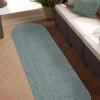 Superior Jute Oval Indoor Area Rug, Fog Green(Lagoon Breeze)