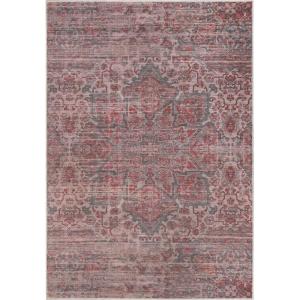 Superior Floral Scroll Washable Runner Rug, Cotton Backing, Pet & Kid Friendly, Non-Slip Rugs for Hallway, Entry, Kitchen, Low Pile Area Rug, Swan Collection, 2′ 7″ x 12′, Cream(Manakin – Teal)