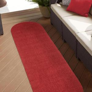 Superior Jute Oval Indoor Area Rug, Fog Green(Burgundy)