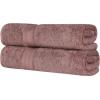 Superior 700 GSM Long Staple 100% Combed Cotton, Durable, Plush and Absorbent 6-Piece Single Ply Towel Set – Rivulet(Grape Shake)