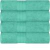 Superior 700 GSM Long Staple 100% Combed Cotton, Durable, Plush and Absorbent 6-Piece Single Ply Towel Set – Rivulet(Rivulet)