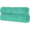 Superior 700 GSM Long Staple 100% Combed Cotton, Durable, Plush and Absorbent 6-Piece Single Ply Towel Set – Rivulet(Rivulet)
